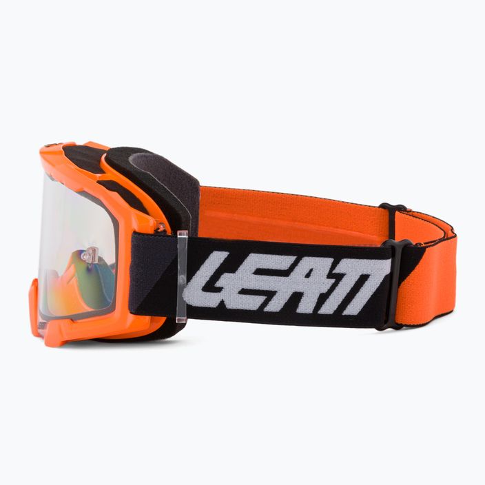 Ochelari de ciclism Leatt Velocity 4.5 neon portocaliu / transparent 8022010500 4