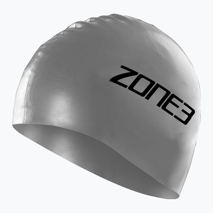 Șapcă de înot Zone3 argintie SA18SCAP116_OS 2