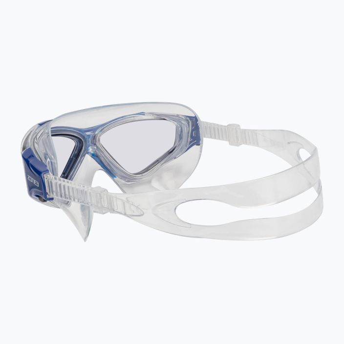 Zone3 Vision Max mască de înot albastră transparentă SA18GOGVI_OS 4
