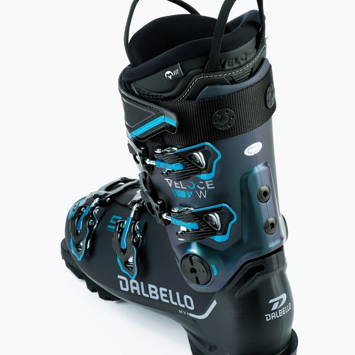 Cizme de schi pentru femei Dalbello Veloce 85 W GW negru/verde palinca 10