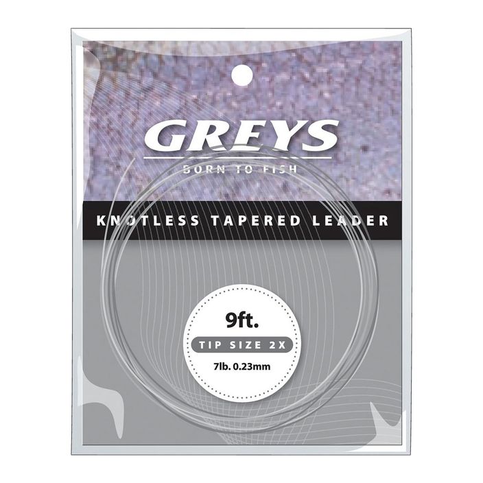 Greys Greylon Knotless Knotless Tapered Leader lider de spinning lider clar 1326005 2