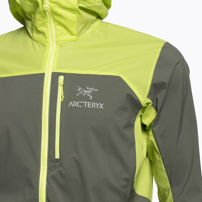 Arc'teryx Squamish Hoody geacă de vânt pentru bărbați verde/galben X000007411011 3