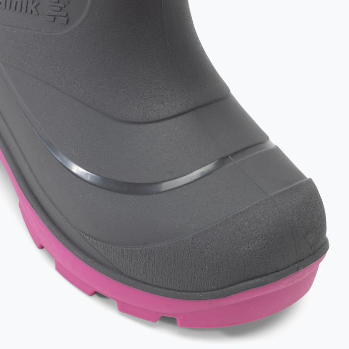 Kamik Snobuster1 cizme de drumeție pentru copii cărbune/magenta 7
