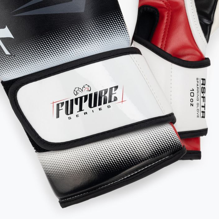 Mănuși de box Rival RS-FTR Future Sparring black/white/red 4