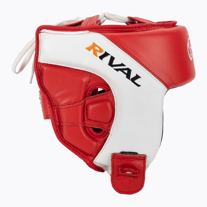 Rival Amateur competiție de box cască de box cască de protecție roșu/alb 2