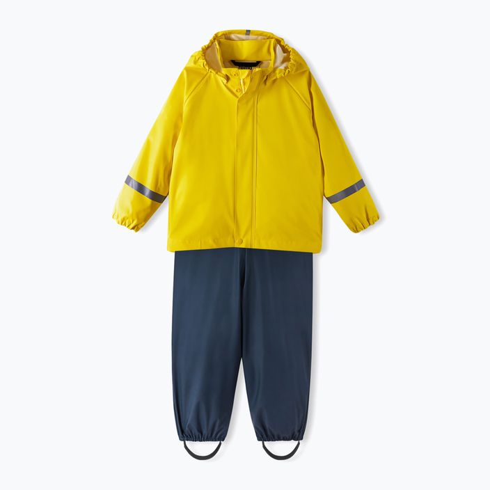 Reima Tihku set de ploaie pentru copii jachetă + pantaloni galben marin 5100021A-235A