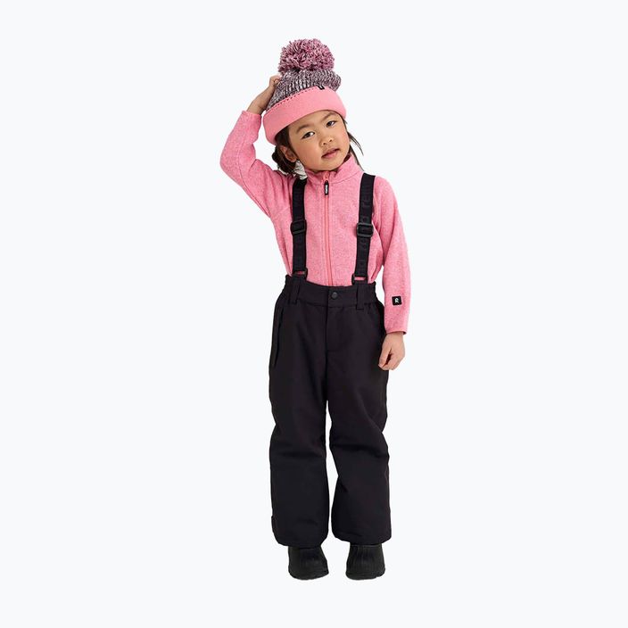 Hanorac cu glugă din fleece pentru copii Reima Hopper roz 5200050A-4230 9