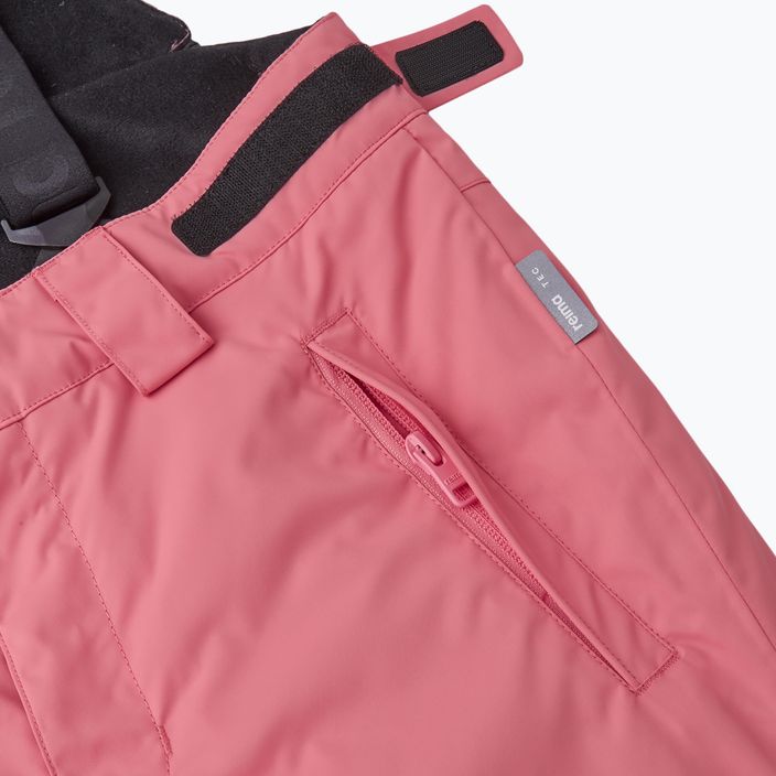 Pantaloni de schi pentru copii Reima Terrie roz coral 5