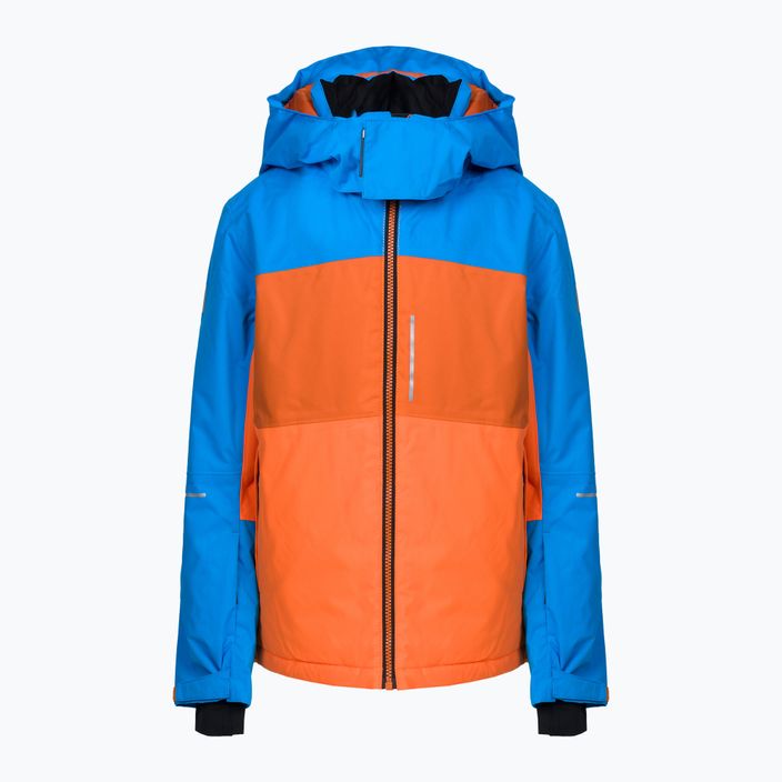 Jachetă de schi pentru copii Reima Luusua albastru-portocaliu 5100087A-1470