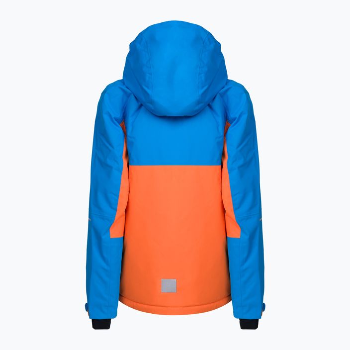 Jachetă de schi pentru copii Reima Luusua albastru-portocaliu 5100087A-1470 2
