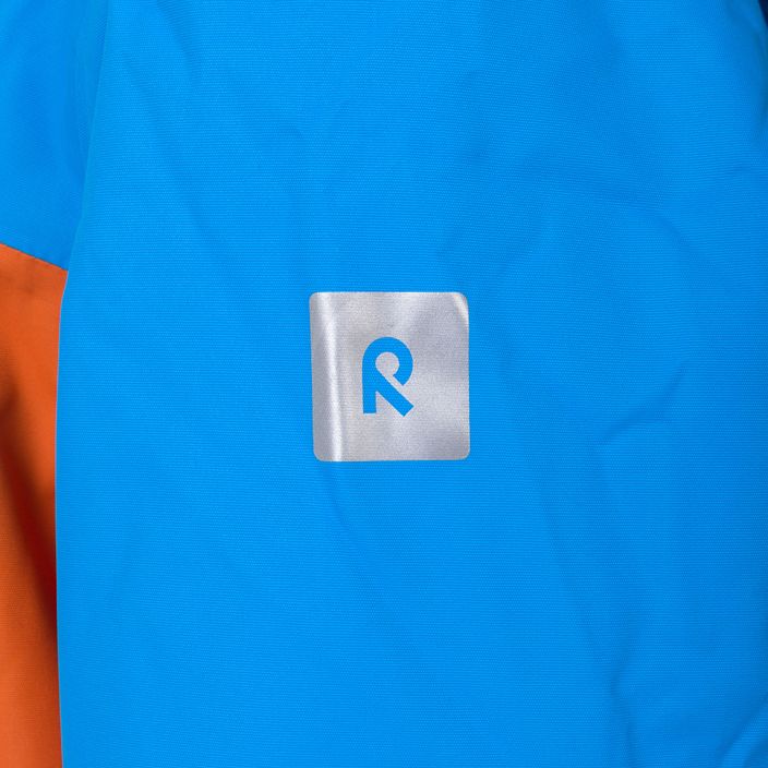 Jachetă de schi pentru copii Reima Luusua albastru-portocaliu 5100087A-1470 5