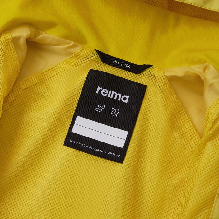 Reima jachetă de ploaie pentru copii Soutu galben 5100169A-2410 4
