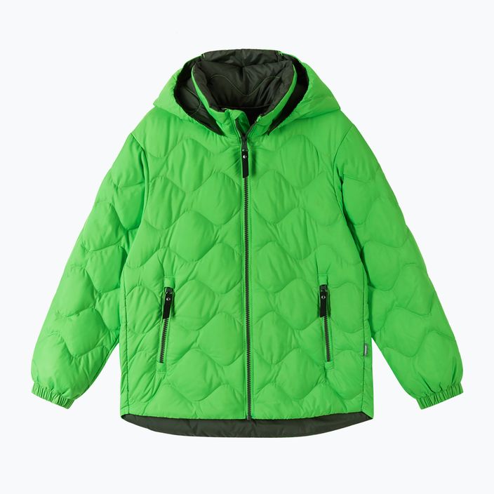 Reima Fossila jachetă pentru copii în jos verde neon 2