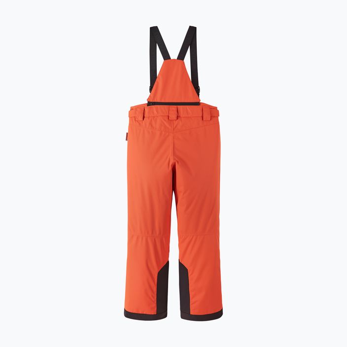 Pantaloni de schi pentru copii Reima Wingon roșu-portocaliu pentru copii 2