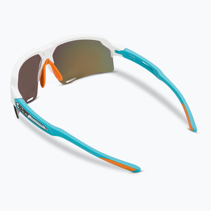 Rudy Project Deltabeat ochelari de soare alb smarald mat / multilaser portocaliu SP7440580000 2