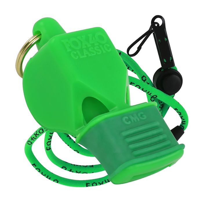 Fluier cu șnur Fox 40 Classic CMG Safety verde 9603 2