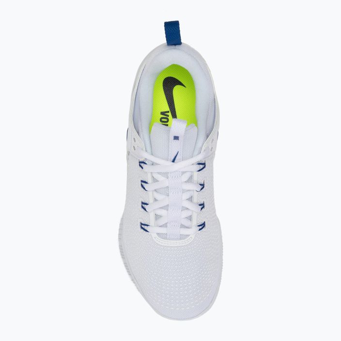 Pantofi de volei pentru femei Nike Air Zoom Hyperace 2 alb/game royal 6