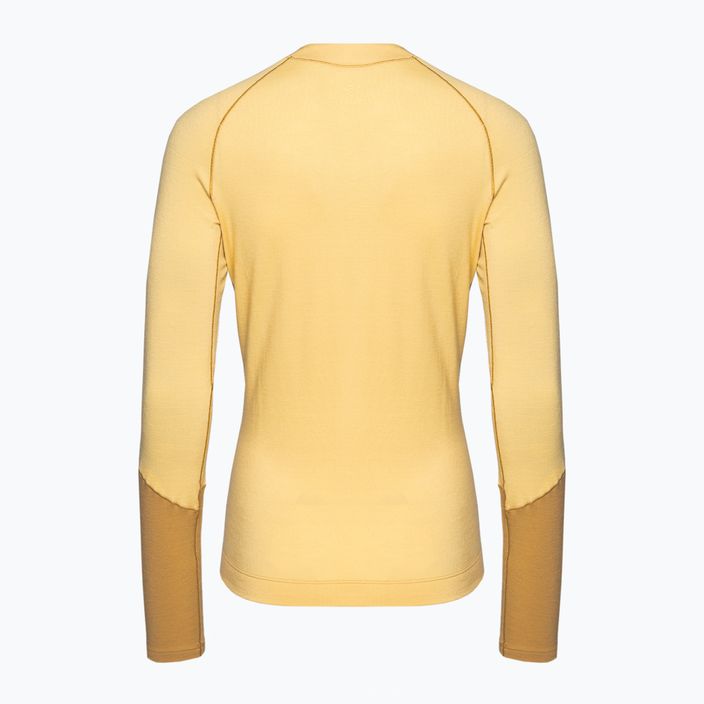 Arc'teryx tricou termic pentru femei Rho Wool LS Crew galben 29961 2