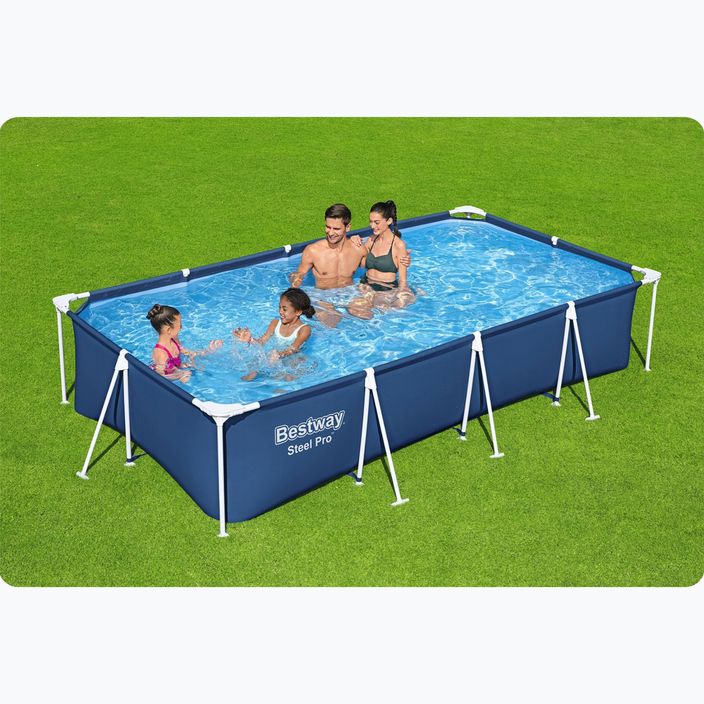 Piscină de exterior Bestway Steel Pro Pool 400 cm albastră 6