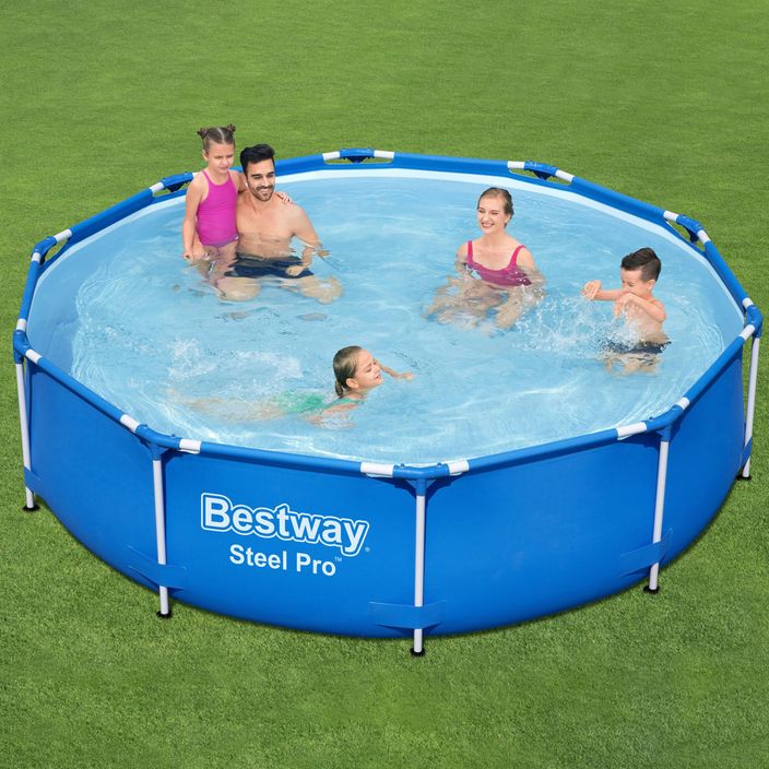 Bestway Steel Pro rotund pentru piscină albastru 56679 4