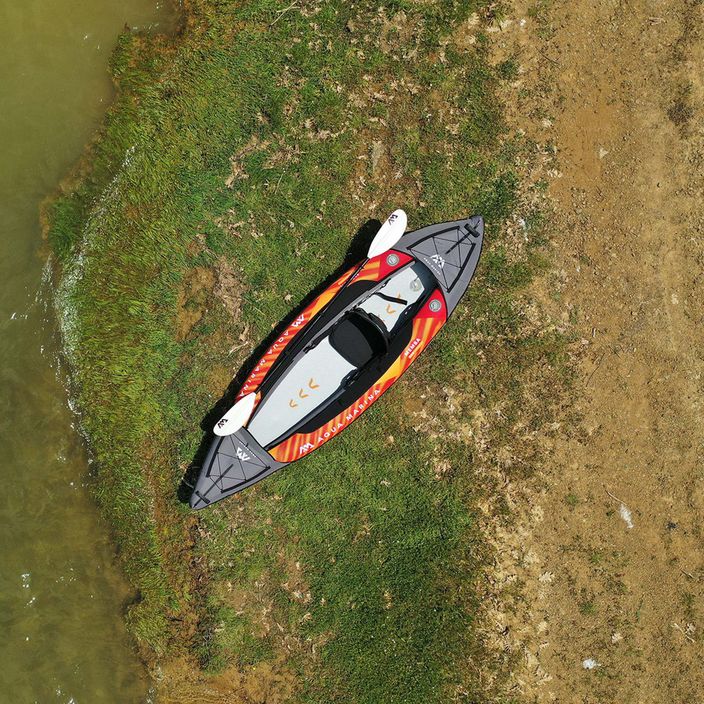 AquaMarina Touring Kayak Orange Memba-330 caiac gonflabil pentru 1 persoană 11