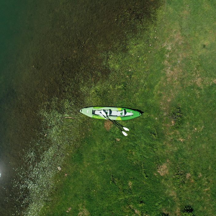 2 persoane caiac gonflabile 13'6 'AquaMarina Recreational Kayak verde Betta-412 14