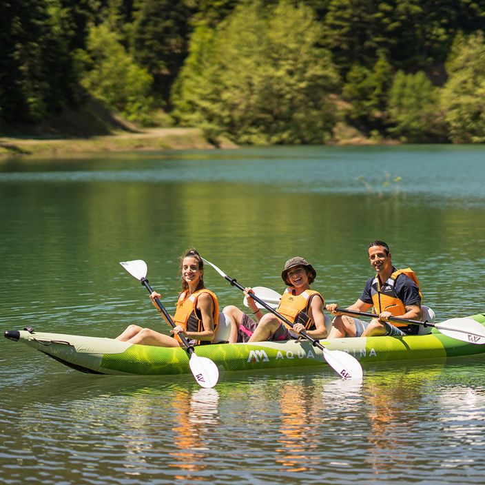 AquaMarina Recreational Kayak 3 persoane caiac gonflabile 15'7 'Betta-475 verde 8