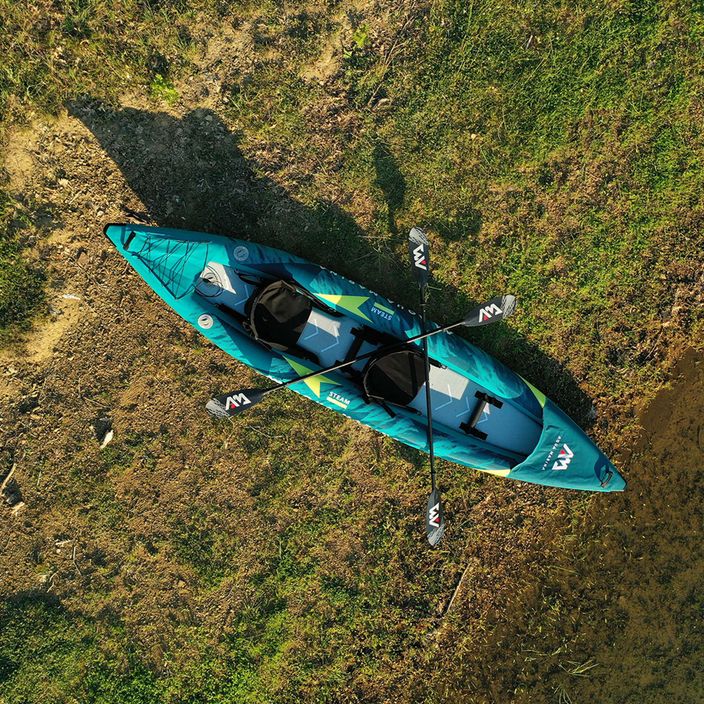 Caiac gonflabil 2 persoane 13'6″ AquaMarina Versatile/ Whitewater Kayak albastru Steam-412 5