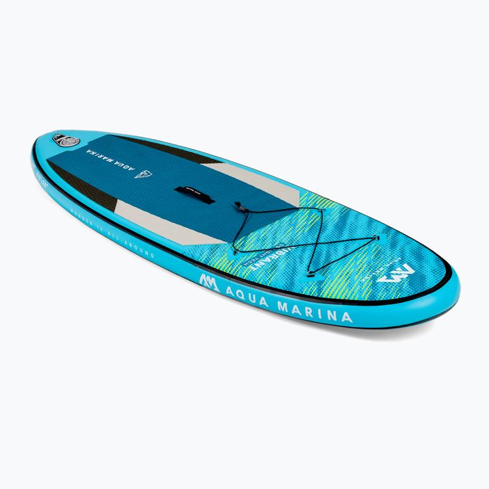 Placă SUP Aqua Marina Vibrant - Youth iSUP, 2.44m/10cm, cu vâslă și lesă de siguranță albastră BT-22VIP 2