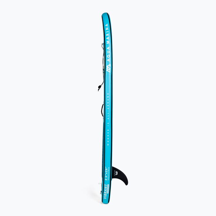 Placă SUP Aqua Marina Vibrant - Youth iSUP, 2.44m/10cm, cu vâslă și lesă de siguranță albastră BT-22VIP 5