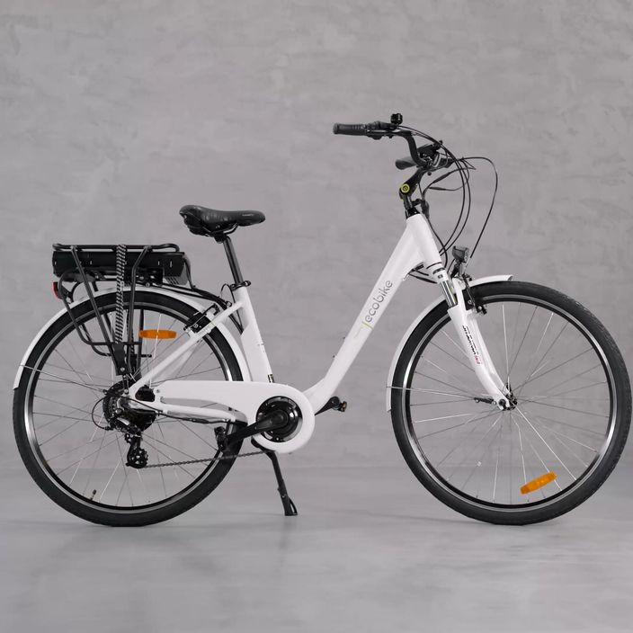 Bicicleta electrică Ecobike Traffic el. 13Ah Alb 1010105 14
