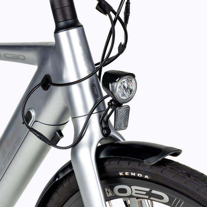 HIMO C30R MAX bicicletă electrică argintie 9