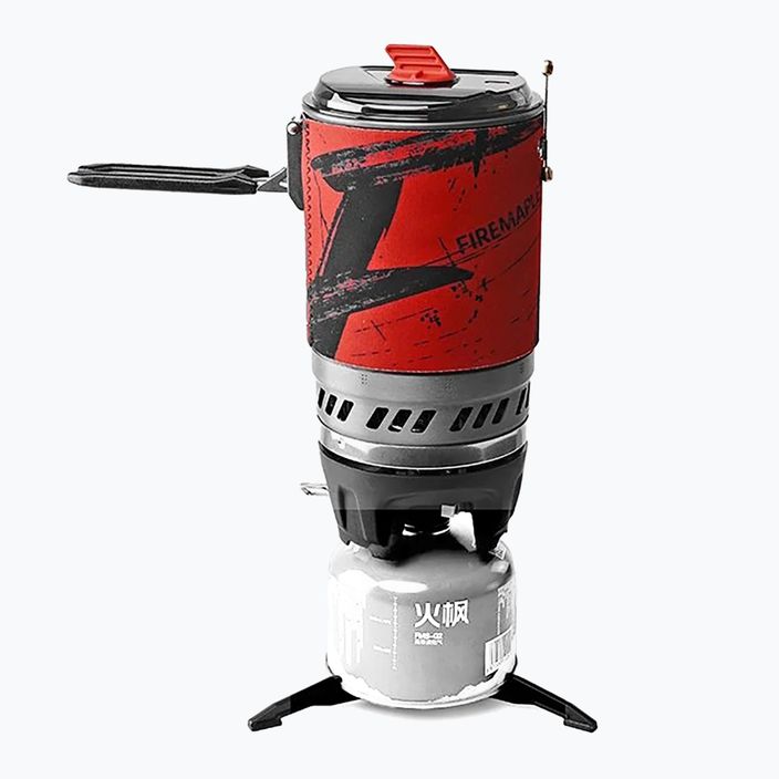 Aragaz turistic Fire-Maple FMS-X5 Polaris Cooking System + Garnek red 2