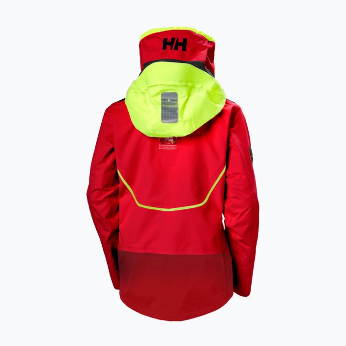 Jachetă de navigație pentru femei Helly Hansen Aegir Race alert red 2