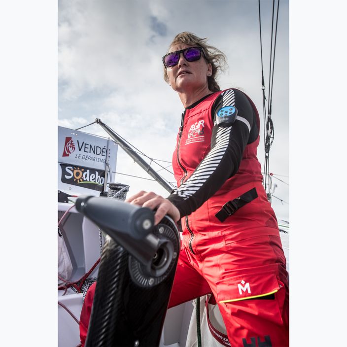 Costum de navigație pentru femei Helly Hansen Aegir Race Salopette alert red 4
