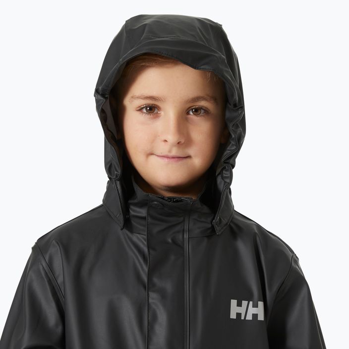 Helly Hansen jacheta de navigatie pentru copii Moss negru 3