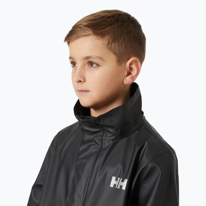 Helly Hansen jacheta de navigatie pentru copii Moss negru 4