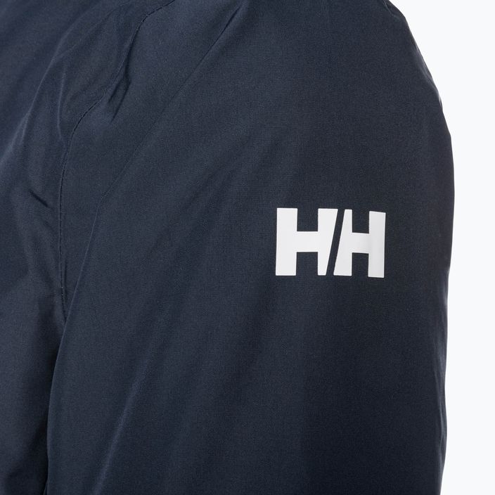 Jacheta de ploaie Helly Hansen Dubliner Insulated Long pentru bărbați Helly Hansen Dubliner Insulated Long rain jacket navy 4