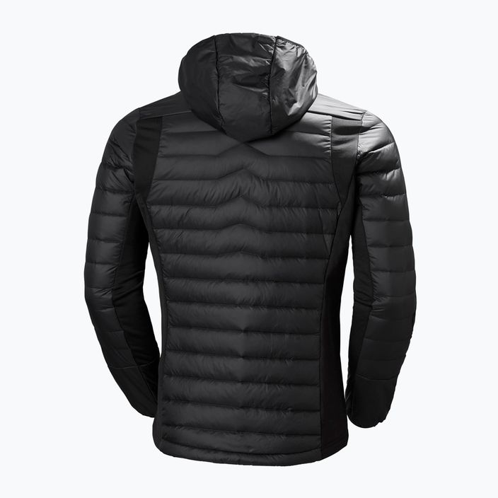 Helly Hansen bărbați Verglas Hooded Hooded Down Hybrid Ins 990 jachetă negru 63007 2