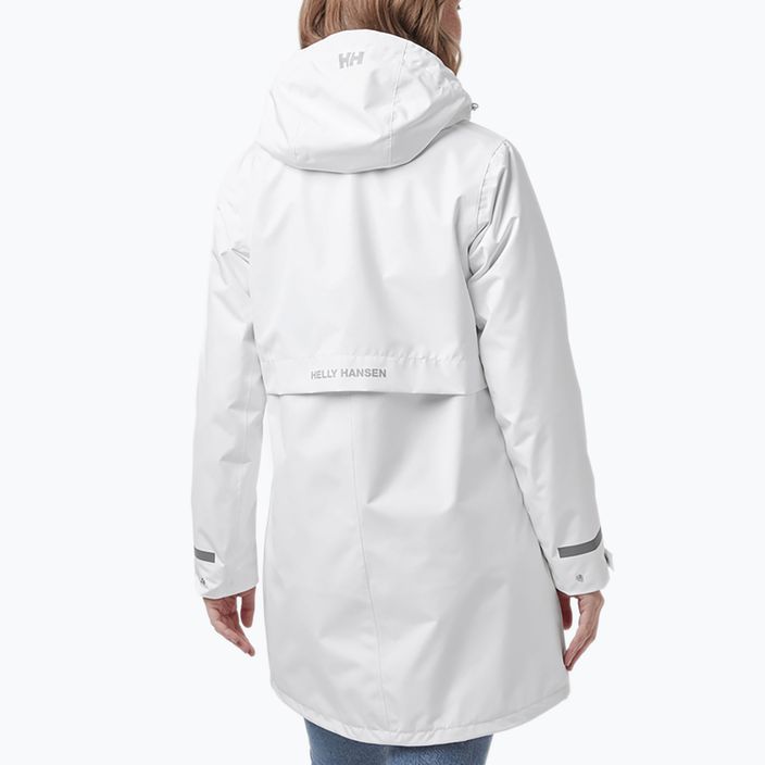 Palton de ploaie pentru femei Helly Hansen Lisburn Raincoat alb 53097_001 2