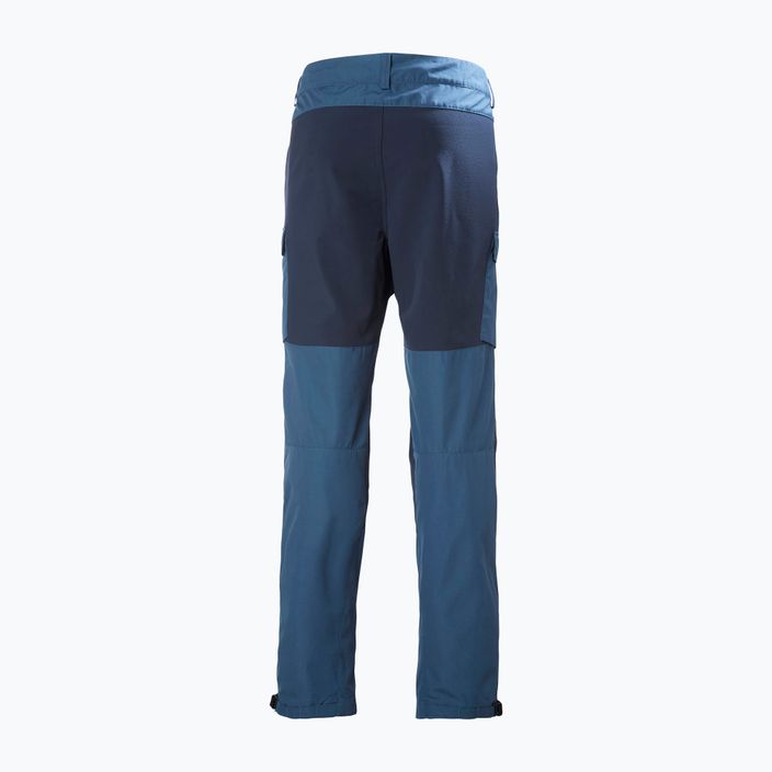 Pantaloni de trekking pentru bărbați Helly Hansen Vandre Tur 576 albastru-verde 62698 5