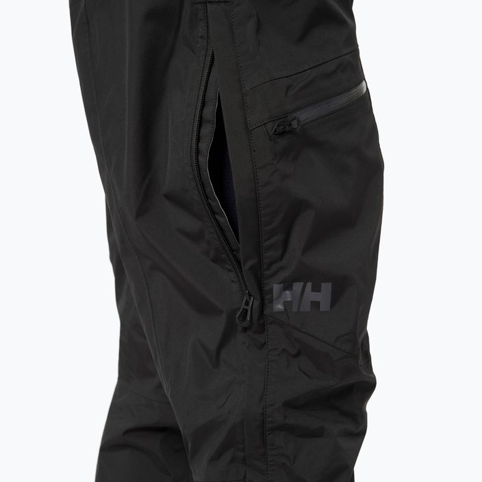 Pantaloni cu membrană pentru bărbați Helly Hansen Verglas 3L Shell 990 negru 62999 3