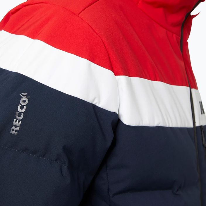 Jacheta de schi pentru bărbați Helly Hansen Bossanova Puffy albastru marin și roșu 65781_597 4