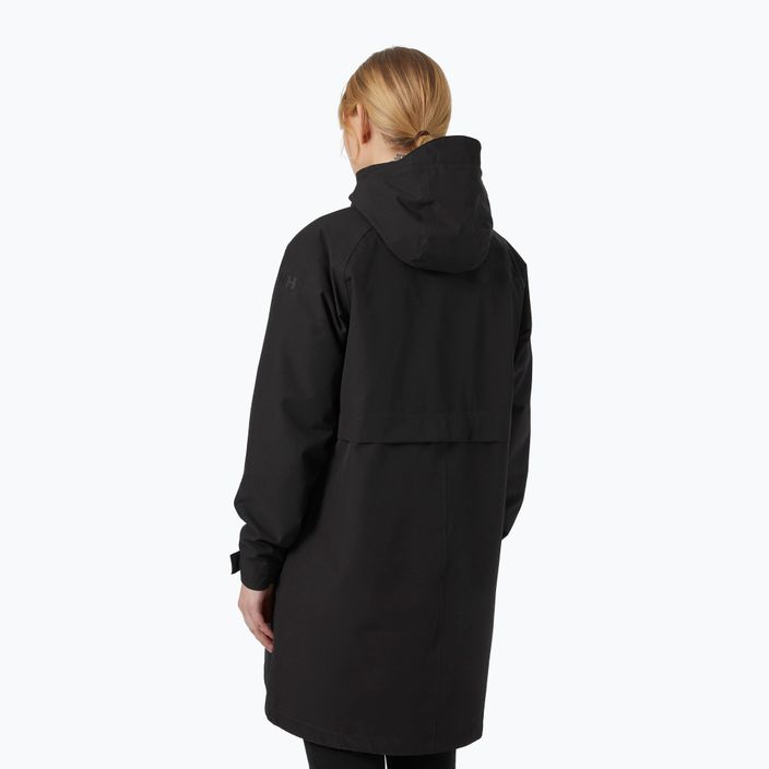Palton de iarnă pentru femei Helly Hansen Mono Material Insulated Rain Coat negru 53652_990 2