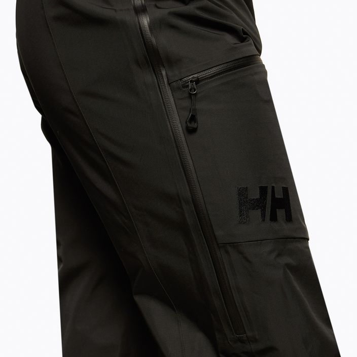 Pantaloni de schi pentru bărbați Helly Hansen Odin Mountain Infinity 3L Bib 990 negri 63062 5