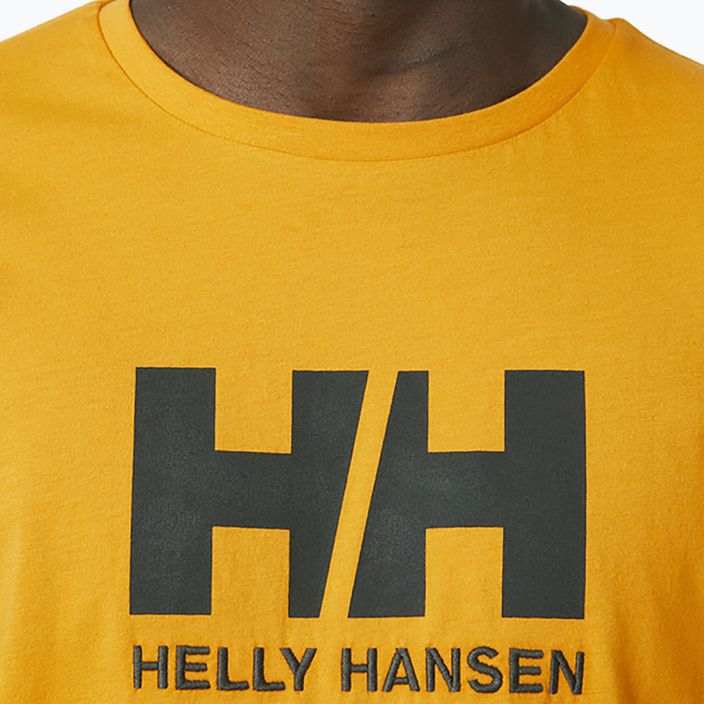 Tricou de trekking pentru bărbați Helly Hansen HH Logo galben 33979_328 3