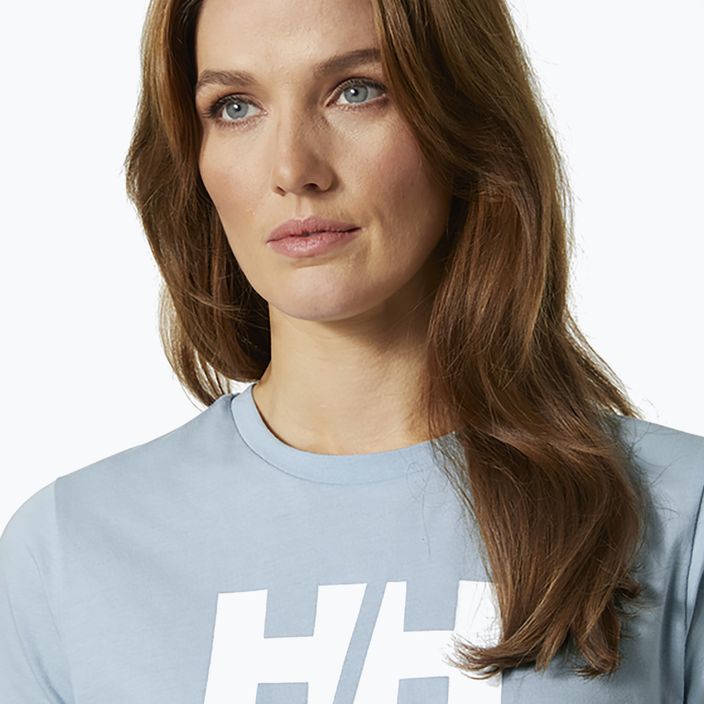 Tricou de trekking pentru femei Helly Hansen HH Logo albastru 34112_582 3