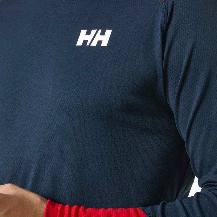 Tricou termic Helly Hansen Lifa Active Crew pentru bărbați, albastru marin 3