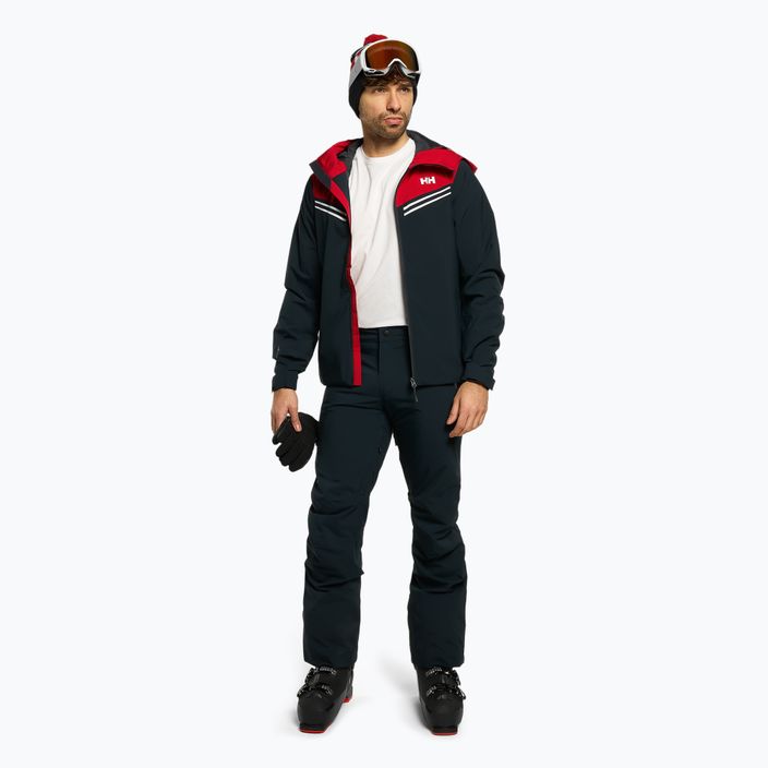 Jachetă de schi pentru bărbați Helly Hansen Alpine Insulated albastru marin și roșu 65874_597 2