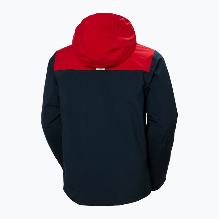 Jachetă de schi pentru bărbați Helly Hansen Alpine Insulated albastru marin și roșu 65874_597 7